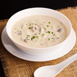 Champignon-Cremesuppe